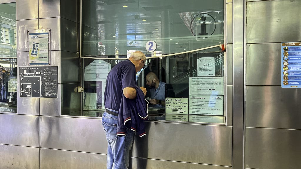 Naples Metro Guide 2025: How to Get Around Naples by Metro, Trains, and Underground 4 Ticket office for Naples Metro