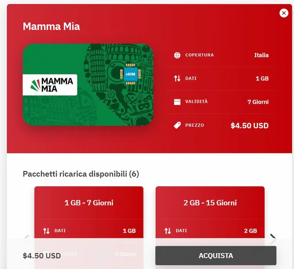 Best eSIM for Naples: Cheapest option and great coverage 4 Airalo Esim Package for Italy is one of the most convenient and reliable esim on the market