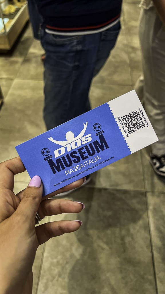 Tickets to the Maradona Museum in Naples